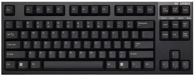 Main image of Topre Corporation Realforce R3S Black TKL Keyboard Topre Silent 30g