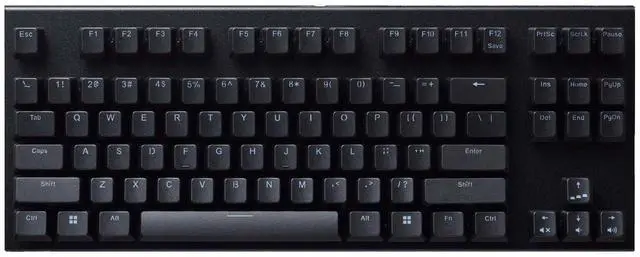 Alt view image 7 of 7 - Topre Corporation Realforce GX1 Black TKL RGB Mechanical Keyboard Topre Silent 45g