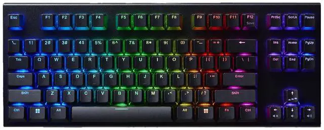 Main image of Topre Corporation Realforce GX1 Black TKL RGB Mechanical Keyboard Topre Silent 30g