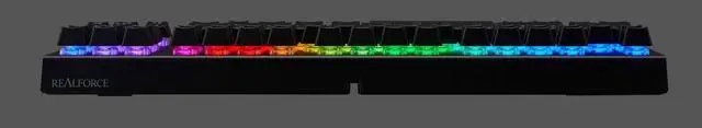 Alt view image 7 of 7 - Topre Corporation Realforce GX1 Black TKL RGB Mechanical Keyboard Topre Silent 30g