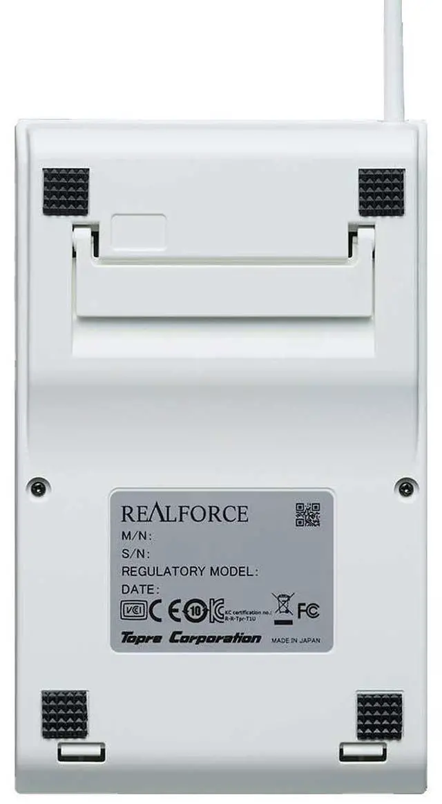 Alt view image 4 of 6 - Topre Corporation Realforce RT1 White Numpad Keyboard