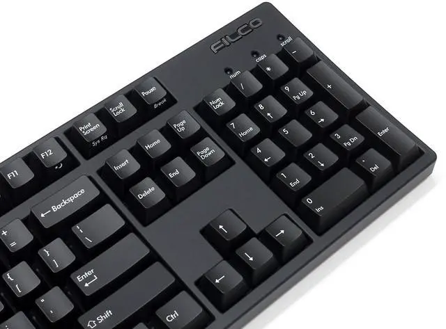 Alt view image 4 of 6 - Filco Majestouch 3 Double Shot PBT Mechanical Keyboard Cherry MX Red