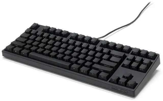 Alt view image 2 of 7 - Filco Majestouch 3 Ninja TKL Laser Engraved PBT Mechanical Keyboard