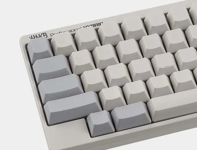 Alt view image 3 of 8 - Fujitsu Happy Hacking Keyboard Professional Hybrid Type-S (Compact, White, 45G, Blank Keycaps, Silent Keys) (CG01000-297101)