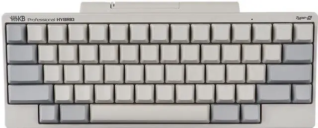 Alt view image 7 of 8 - Fujitsu Happy Hacking Keyboard Professional Hybrid Type-S (Compact, White, 45G, Blank Keycaps, Silent Keys) (CG01000-297101)