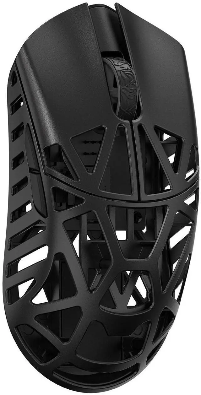 Main image of MK x WLMOUSE Beast X Mini Pro Wireless 8K Mouse Black Side Slits TTC Black Dot