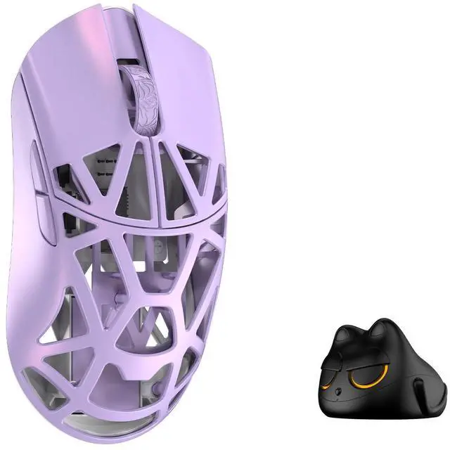 Main image of MK x WLMOUSE Beast X Mini Pro Wireless 8K Mouse Soft Lilac Solid Sides Omron Optical