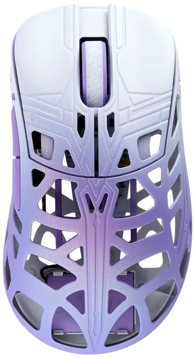 Main image of MK x WLMOUSE Sword X Wireless 8K Mouse Amethyst TTC Black Dot