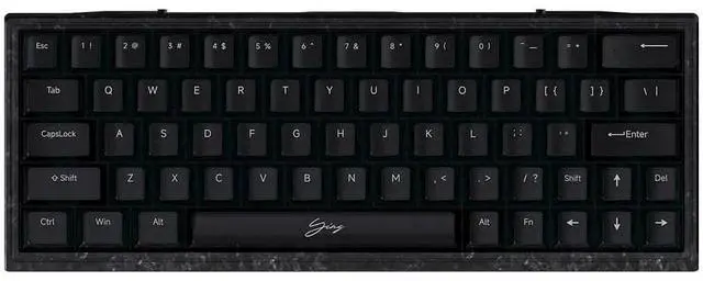 Main image of WLMOUSE Ying63 MO HE Forged Carbon Fiber RGB 8K Keyboard