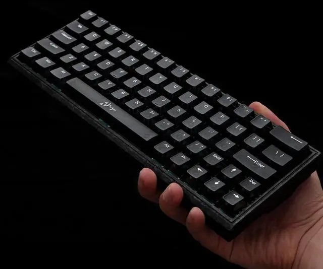 Alt view image 2 of 6 - WLMOUSE Ying63 MO HE Forged Carbon Fiber RGB 8K Keyboard