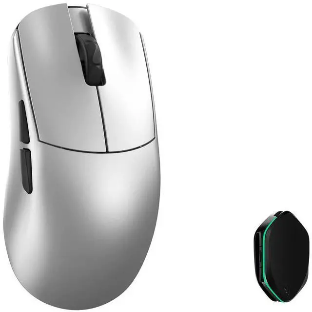 Main image of MK x WLMOUSE Ying Magnesium Wireless 8K Mouse Silver Omron Optical