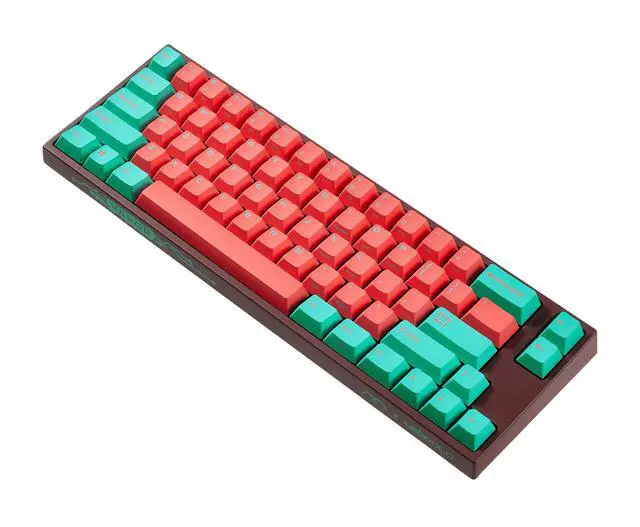 Alt view image 3 of 5 - Leopold x MK FC660M Vapor 65% Double Shot PBT Mechanical Keyboard Cherry MX Red