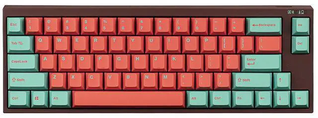 Main image of Leopold x MK FC660MBT Vapor 65% Bluetooth Double Shot PBT Mechanical Keyboard Cherry MX Clear