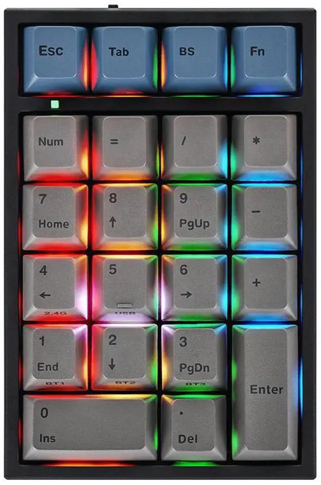 Main image of Leopold FC220TP Grey Blue Hotswap Wireless RGB Numpad Keyboard Leopold Mage Sakura Silent