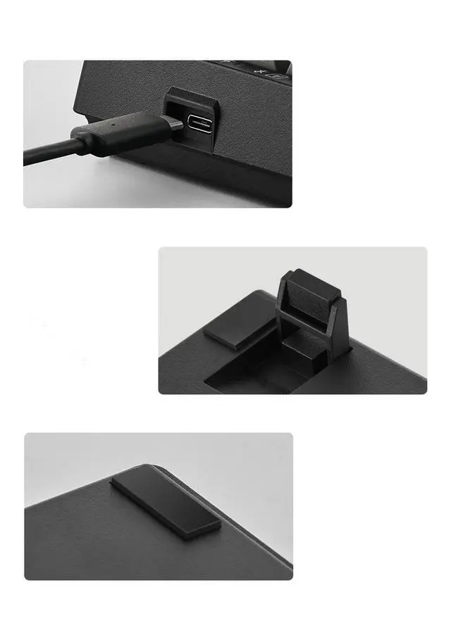 Alt view image 6 of 6 - Leopold FC650MDSBT Bluetooth Blue/Grey PD 65% Double Shot PBT Mechanical Keyboard Cherry MX Blue