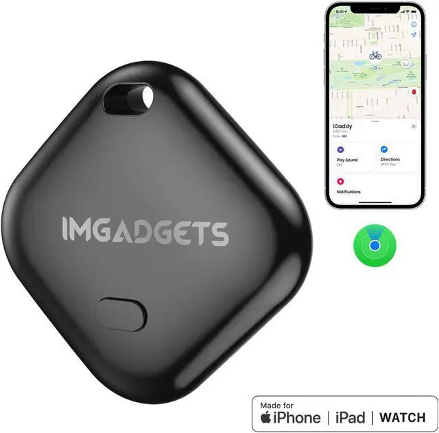 Main image of IMGadgets Smart World Tag | Compatible with Apple Find My (iOS Only) | Easy Setup | Universal Tracking Tag | Compact & Lightweight | Durable & Water-Resistant | MFi certified