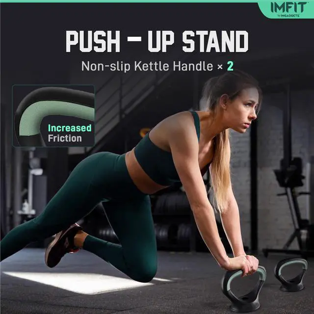 Alt view image 6 of 7 - IMFIT AIO Weight Adjustable Dumbbells 1.65 to 30lbs | Barbell, Kettlebell for Full-Body Workout | Adjustable Weight set for Home Gym Fitness