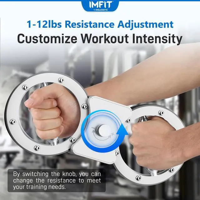 Alt view image 3 of 7 - IMFIT SpinGear Multifunctional Rotator Machine | Dual-Arm Design | Adjustable Resistance (1-12lbs) | 360-Degree Rotation | Anti-Slip Handles | Real-Time Tracking | LCD Display