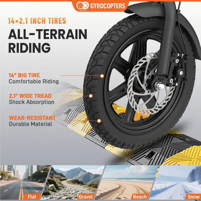 Alt view image 6 of 7 - Gyrocopters PixAI Electric foldable dual rider cargo Bike for Adults/Teen | PAS Range Upto 70km | Speed Upto 32km/hr | UL2849 Safety | Anti-Theft GPS | 7.8Ah Battery Capacity | Dual Disc Brake