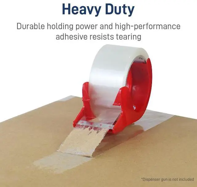 Alt view image 6 of 7 - IMGadgets Clear Packaging Tape | 48mm x 100m Heavy-Duty Roll | Strong Adhesive with Propanoic Acid Glue | 45 Micron Thick | Moisture-Resistant & High Tensile Strength | Ideal for Sealing Boxes, Parcel