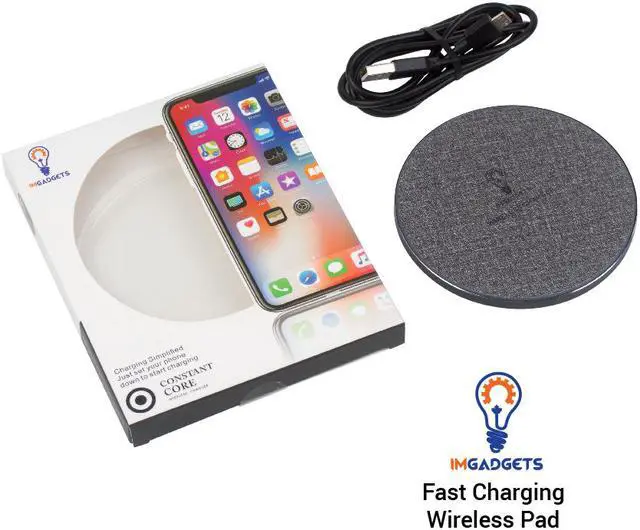 Alt view image 4 of 6 - IMGADGETS 10W 2x Fast Wireless Charger