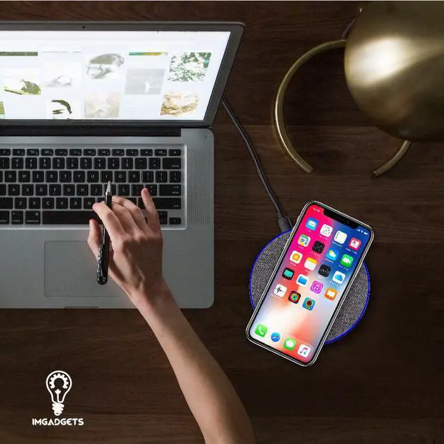 Alt view image 5 of 6 - IMGADGETS 10W 2x Fast Wireless Charger