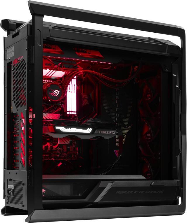 Alt view image 4 of 7 - ASUS ROG GR701 - AMD Ryzen 7-7800X3D 8 core 4.2GHz - NVIDIA GeForce RTX 4070 12GB - 2TB HDD + 2TB NVMe SSD - 64GB DDR5(2X32GB) - 850W - Windows 11 Liquid Cooled Gaming Desktop PC WiFi RGB