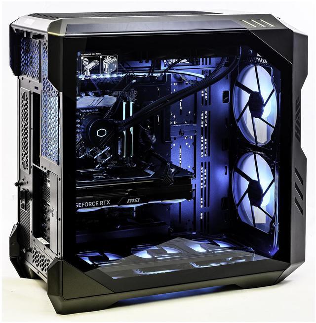 Alt view image 7 of 7 - CoolerMaster HAF 700 - Intel Core i9-14900KF 24 core 3.2GHz - GeForce RTX 5060 Ti - 2TB HDD + 2TB NVMe SSD - 128GB DDR5(4X32GB) - 750W - Windows 11 Liquid Cooled Gaming Desktop PC WiFi RGB