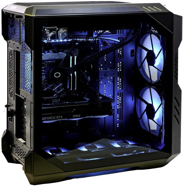 Alt view image 2 of 7 - CoolerMaster HAF 700 - Intel Core i9-14900KF 24 core 3.2GHz - GeForce RTX 5060 Ti - 2TB HDD + 2TB NVMe SSD - 128GB DDR5(4X32GB) - 750W - Windows 11 Liquid Cooled Gaming Desktop PC WiFi RGB
