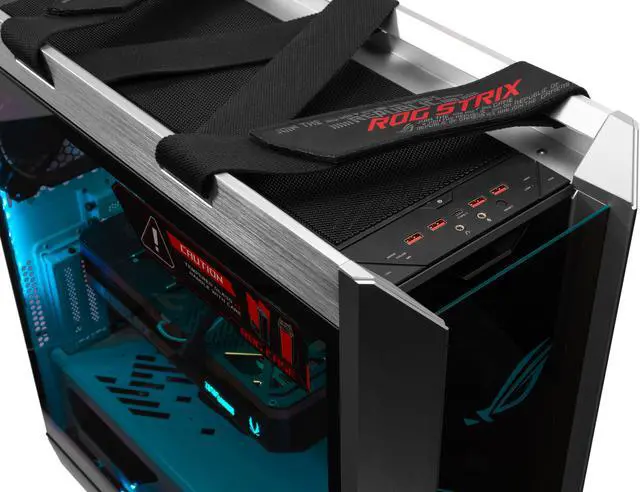 Alt view image 3 of 6 - ROG Strix Helios GX601 - AMD Ryzen 9-7900X 12 core 4.7GHz - AMD Radeon RX 7900XT 20GB - 2TB HDD + 4TB NVMe SSD - 128GB DDR5(4X32GB) - 850W - Windows 11 Liquid Cooled Gaming Desktop PC