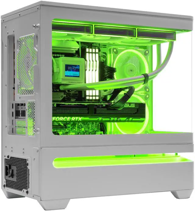 Alt view image 2 of 6 - ArsenalPC ASUS Prime AP202 - AMD Ryzen 9-9950X 16 core 4.3GHz - GeForce RTX 5070 - 2TB NVMe SSD - 64GB DDR5(2X32GB) - 850W - Windows 11 Liquid Cooled Gaming Desktop PC WiFi RGB