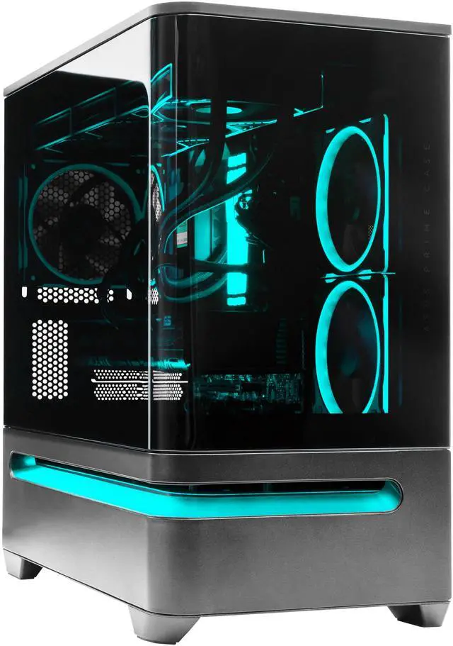 Alt view image 3 of 6 - ArsenalPC ASUS Prime AP202 - AMD Ryzen 7-9700X 8 core 3.8GHz - GeForce RTX 5080 - 2TB NVMe SSD - 128GB DDR5(4X32GB) - 1000W - Windows 11 Liquid Cooled with LCD Gaming PC WiFi RGB