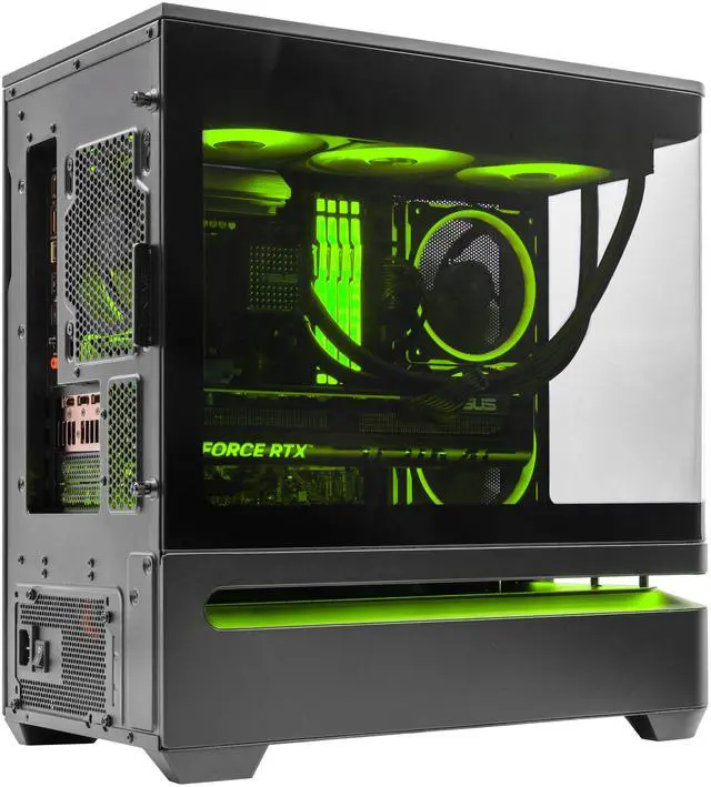 Alt view image 3 of 6 - ASUS Prime AP202 - Intel Core Ultra 7-265KF 20 core 5.4GHz - GeForce RTX 5070 - 2TB NVMe SSD - 32GB DDR5(2X16GB) - 850W - Windows 11 Liquid Cooled Gaming PC WiFi RGB