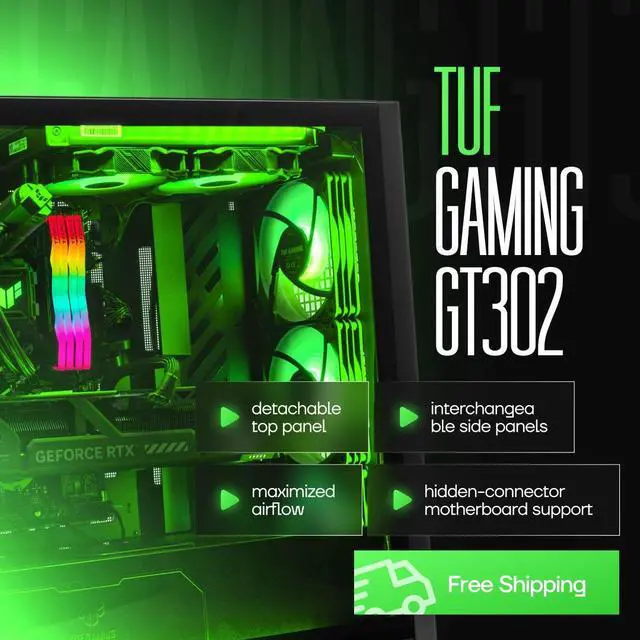 Alt view image 2 of 7 - ASUS TUF GT302 - AMD Ryzen 7-9700X 8 core 3.8GHz - GeForce RTX 5060 Ti - 2TB HDD + 1TB NVMe SSD - 32GB DDR5(2X16GB) - 750W - Windows 11 Liquid Cooled Gaming Desktop PC WiFi RGB