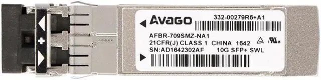 Main image of AVAGO AFBR-709SMZ 850nm 10gb Sfp Optic Transceiver.