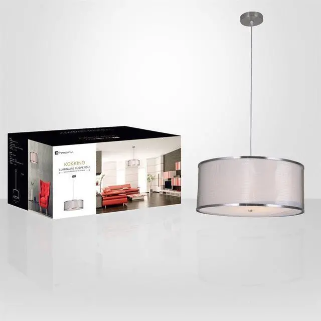 Alt view image 2 of 2 - Xtricity - Pendant Light, 19.6 '' Width, From Kokkino Collection, Gray