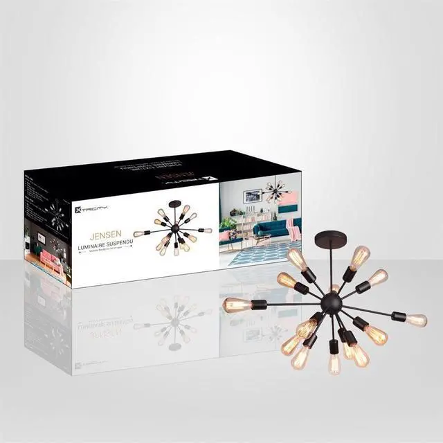 Alt view image 2 of 2 - Xtricity - Pendant Light, 28.3 '' Width, From The Jensen Collection