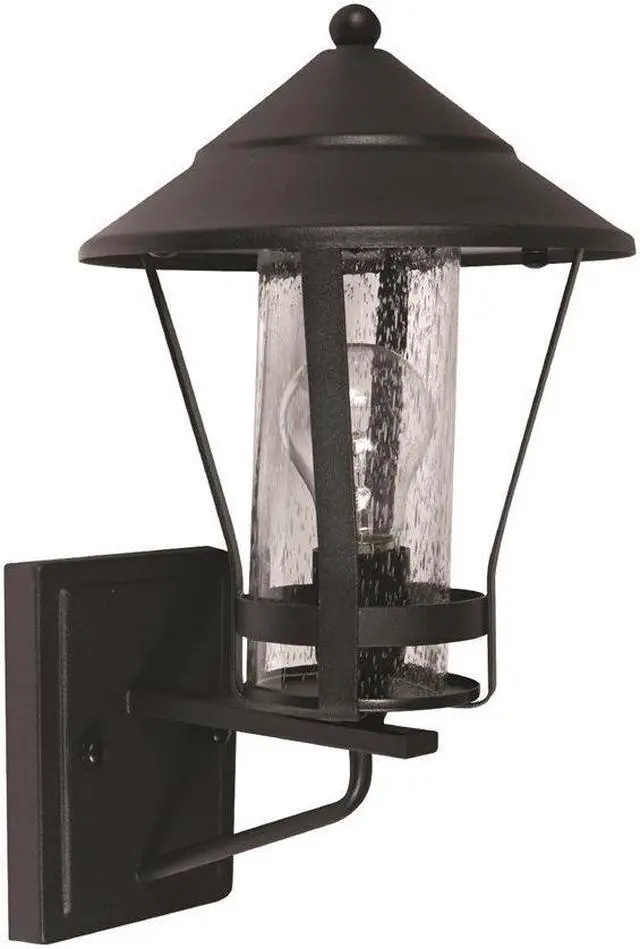 Main image of Xtricity - Outdoor Wall Light, 15 '' Height, From The London Collection, Black