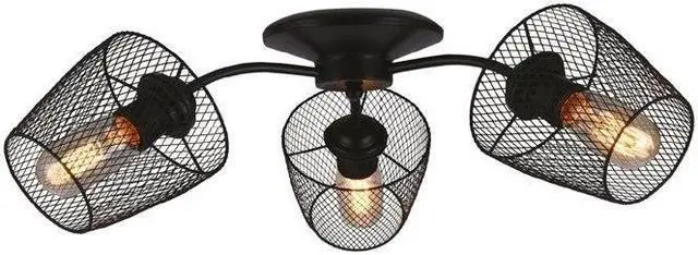 Main image of Xtricity - 3 Heads Light, 21.65 '' Width, From Charles Collection, Black