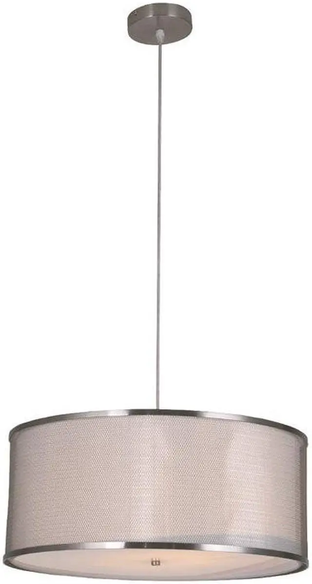 Main image of Xtricity - Pendant Light, 19.6 '' Width, From Kokkino Collection, Gray