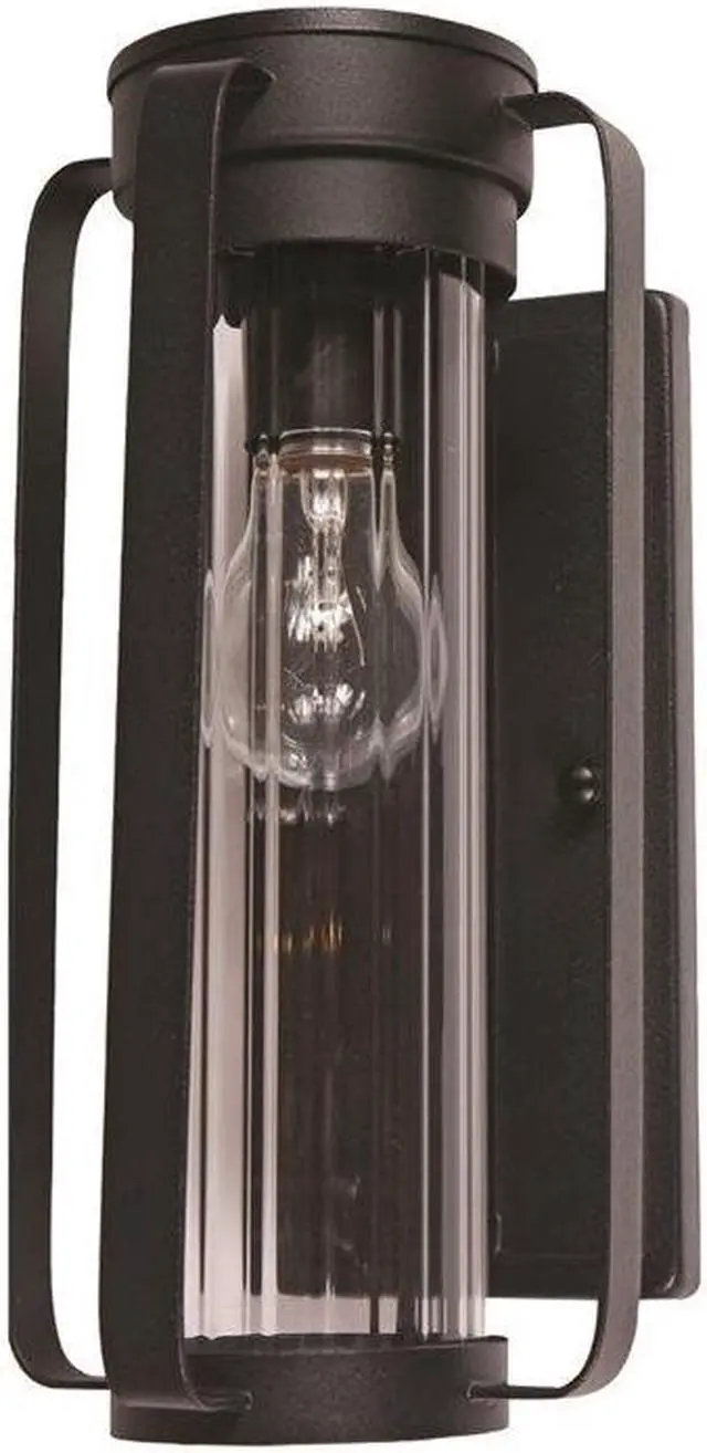 Main image of Xtricity - Outdoor Wall Light, 12.99 '' Height, From The Jada Collection, Black