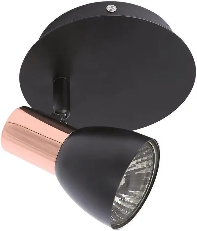 Main image of Xtricity - 1 Head Ceiling Light, 5.5 '' Width, From the Riviera Collection, Black