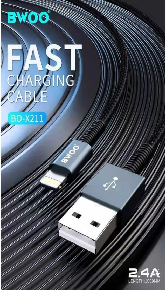 Alt view image 5 of 7 - USB to Lightning Cable, 1 Meter Length, Braided Nylon and Aluminum Alloy Shell