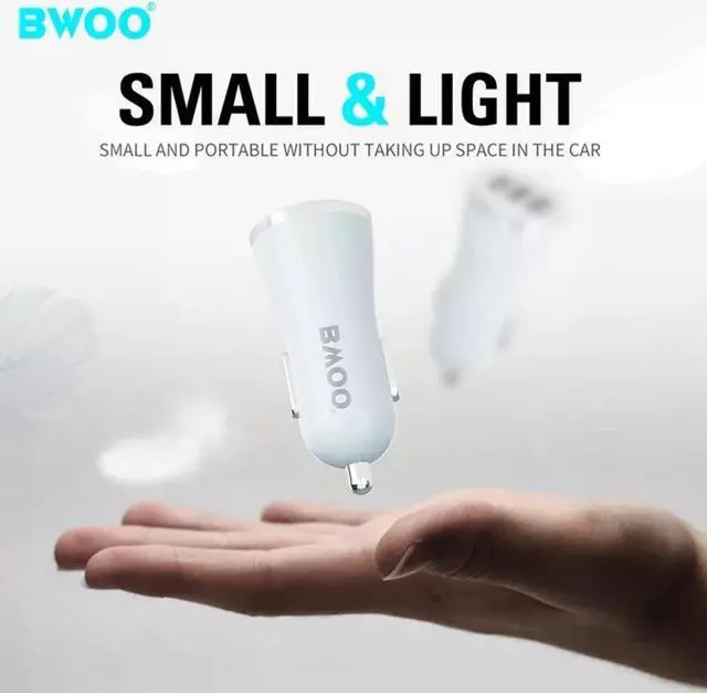 Alt view image 6 of 6 - Car Charger with 3 USB Ports, DC 12-24V, 5V 3.4A Output, Flame Retardant Shell