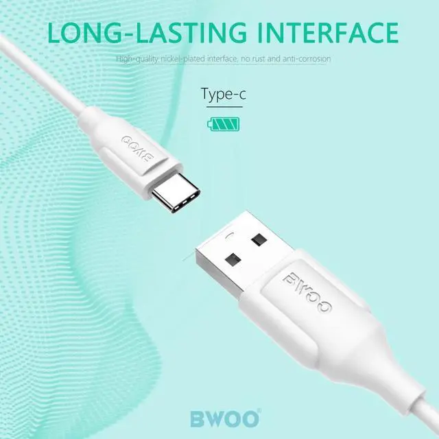 Alt view image 3 of 5 - USB to USB Type-C Cable, 1 Meter Length