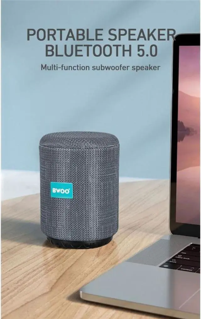 Alt view image 2 of 7 - Speaker Bluetooth 5.0, WAV, MP3, TF Card, USB, AUX