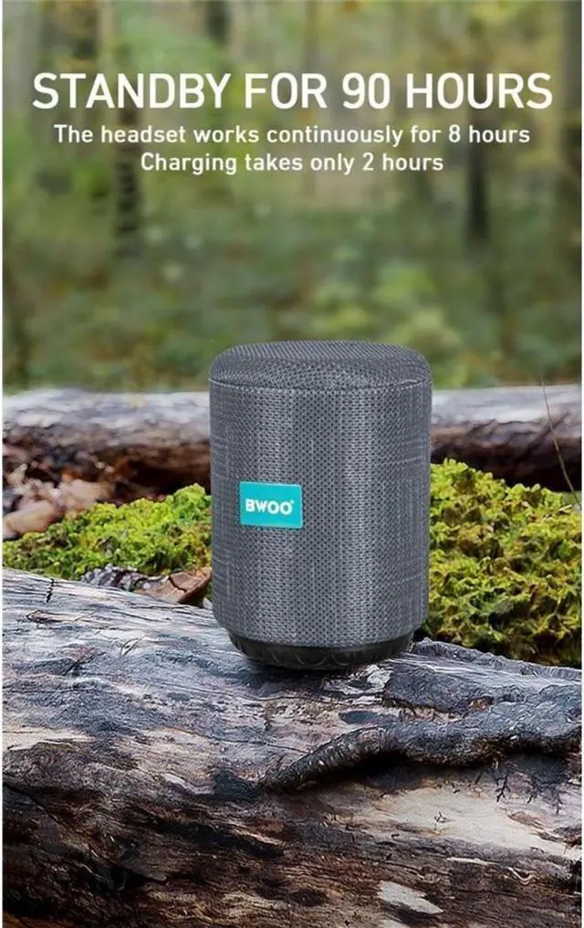 Alt view image 4 of 7 - Speaker Bluetooth 5.0, WAV, MP3, TF Card, USB, AUX