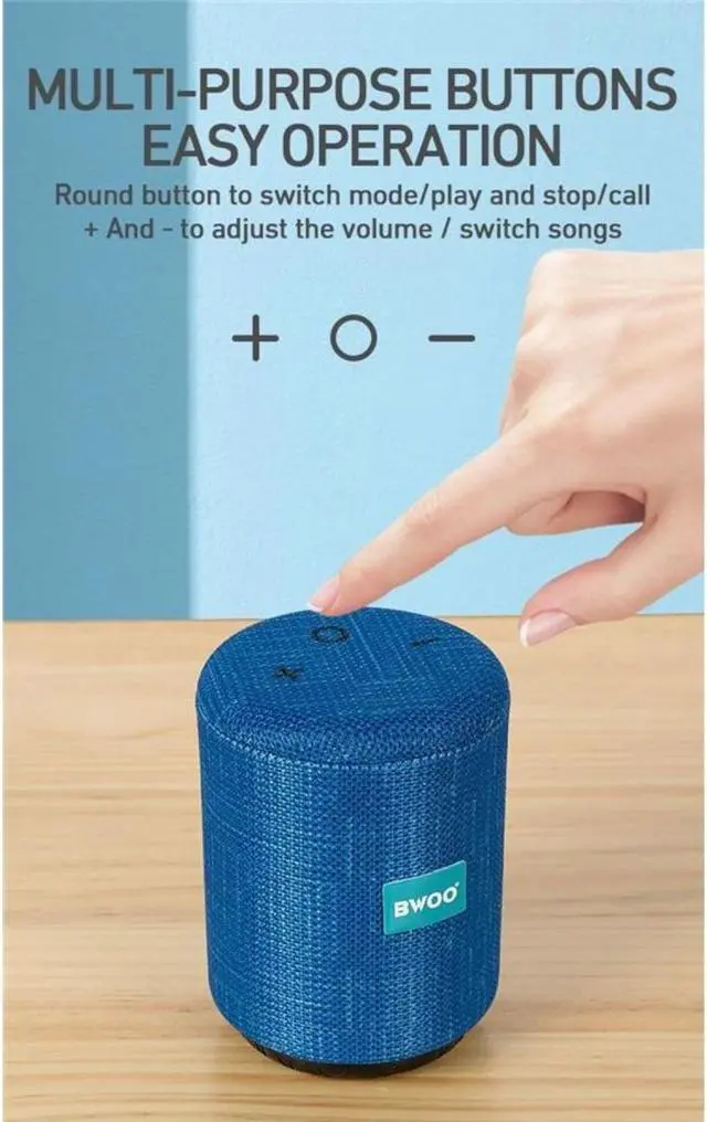 Alt view image 7 of 7 - Speaker Bluetooth 5.0, WAV, MP3, TF Card, USB, AUX