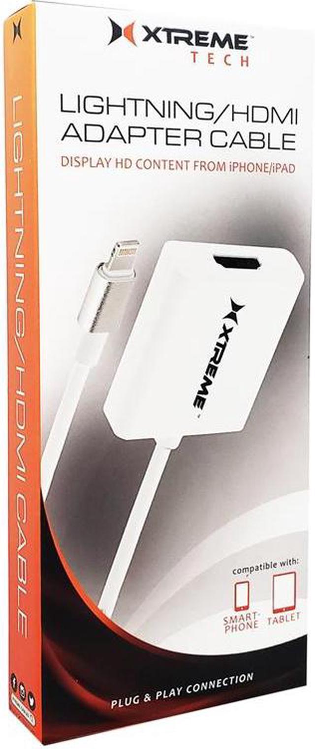 Xtreme PAC2-1023-AST - Adaptateur Lightning à HDMI, 1080p HD