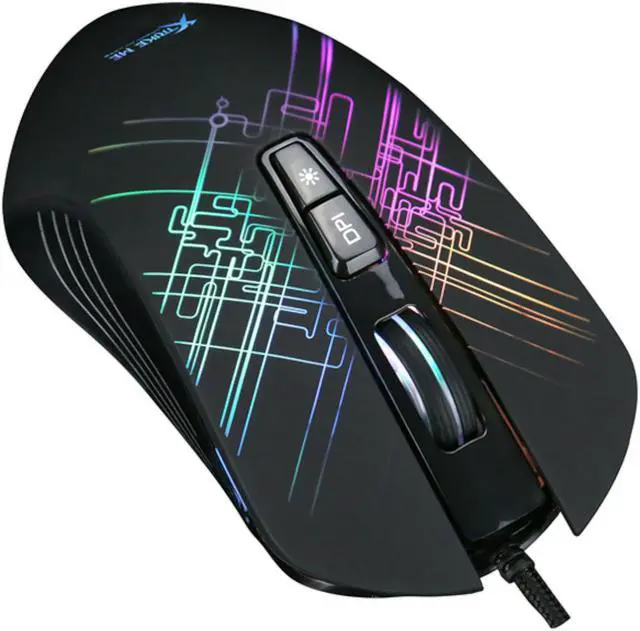 Alt view image 3 of 6 - Xtrike Me GM-510 - Optical Gaming Mouse, Wired with 7 Buttons and Backlight, 800 to 6400 DPI, Black